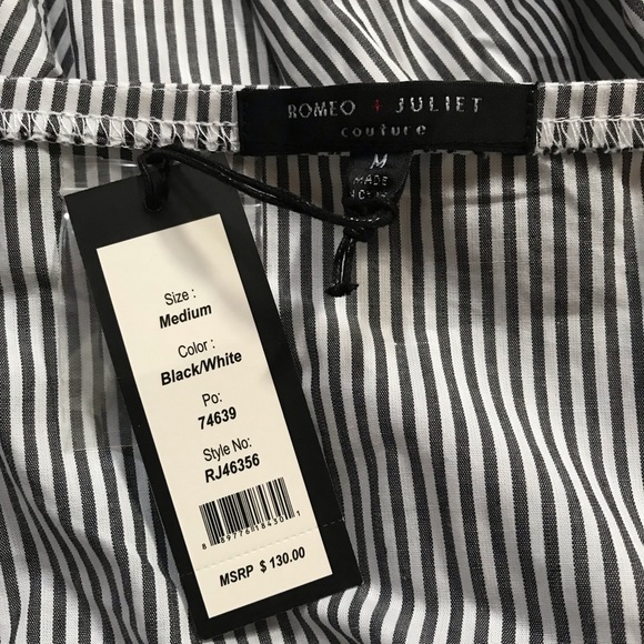 Romeo and Juliet couture size medium shirt originally $130 New with tags - Picture 2 of 9
